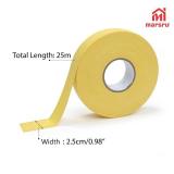 2 Rolls Hockey Stick Tape, Yellow Colored Cloth Grip 1\x27yds Multipurpose for Baseball Athletic Sports Lacrosse Softball Bats Rackets Pullup Bars Gardening Tools Hand Taping Easy to Tear and Stretchi