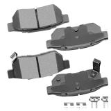 Rear Ceramic Brake Pads Kits 4pcs fit For 86-01 For Acura Integra,For Honda For Accord,Civic,93-97 For Honda Civic del Sol,90-91 For Honda CRX,10-14 For Honda Fit,85-91 For Honda Prelude