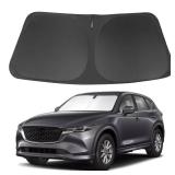 Windshield Sun Shade Custom Fit for 2017-2024 2025 Mazda CX5 CX-5 Accessories Front Window Sunshade Shield Blocker Keeps Car Cool