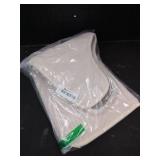 OLANLY Toilet Rugs U-Shaped 24x20, Extra Soft Absorbent Thick Memory Foam Contour Bathroom Rugs, Dry Quickly, Machine Washable, Non-Slip Toilet Bath Mat, Home Decor Accessories, Ivory