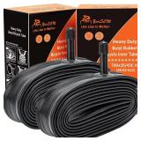A700C Heavy Duty Bike Tubes 700x35C38C40C43C AV Schrader Valve (3543-622) 700C Bicycle Inner Tubes Compatible with 700 x 35C 700x36C 700x37C 700x38C 700x40C 700x42C 700x43c Bike Tire Tubes 2-PCS