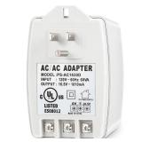 Feekoon 1 Pack 16V 30VA AC Plug in Ring Doorbell Transformer Compatible with Ring, Nest, Ecobee, 16 Volt Doorbell Transformer with PTC Fuse, UL Listed