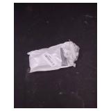 A2Pcs Toilet Seat Hinge Replacement, Plastic Toilet Bolts Kit with Screws and Nuts, White Universal Toilet Seat Hardware for Replacement and Repair