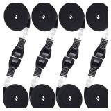 MOOCY Lashing Straps with Buckles,Adjustable Kayak Tie Down Straps Padded Cam Buckle Cargo Strap,Roof Rack Cinch Strap for Cargo, Luggage, Motorcycles, Truck, SUV, Car Roof Rack,SUP Surfboard