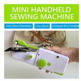 Handheld Sewing Machine,Mini Sewing Machine for Adults Fast Stitching with Sewing Kits Suitable for Home,Travel,DIY (Green)