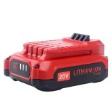 Biswaye 20V MAX Battery CMCB202 Compatible with Craftsman V20 Lithium Ion Battery CMCB204 CMCB202 CMCB201 (for All V20* Cordless Tools) CMCS300B CMCG400B CMCB104 CMCK700D2 CMCD700C1 CMCS714M1 CMCL030B