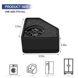 4Pcs Anti Vibration Pads for Washing Machine, Stops Washer Dryer Moving, Prevents Noise, Vibration Transfer, Antivibration Stabilizer Support Feet Mat Suitable for Most Furniture (Increase1.8in)