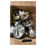 (3Sets) All Keyed Same Entry Door Knob and Single Cylinder Deadbolt Combo Set, Satin Nickel Exterior Door Knobs with Lock and Keys for Entrance and Front Door