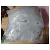 Barossa Design Extra Wide Shower Curtain Liner 108\ x 72\in with 8 Magnets - Waterproof PEVA Around Shower Liner for Bathroom, PVC Free, Metal Grommets - Clear, 108X72in