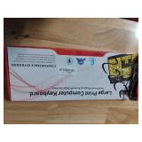 BOOGIIO Large Print Computer Keyboard, Wired USB High Contrast Keyboard with Oversized Print Letters for Visually Impaired Low Vision Individuals (Yellow+Black)