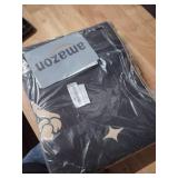 Artoid Mode Spooky Skeleton Spider Bone Black Halloween Kitchen Mats Set of 2, Black Home Decor Low-Profile Kitchen Rugs for Floor - 24x35 and 24x59 Inch