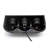 SINCO TECH OBDII 52MM 7 Color Backlight Gauge (Water Temp 100-280?+RPM+Voltage)