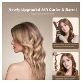 5 in 1 Blow Dryer Brush, Upgrade Hair Dryer Brush Air Curler Air Curling Wrap Styler, Detachable Hot Air Brush Negative Ion Curling Brush Iron, Hair Styling Tools for Drying Curling Straightening