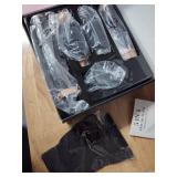 5 in 1 Blow Dryer Brush, Upgrade Hair Dryer Brush Air Curler Air Curling Wrap Styler, Detachable Hot Air Brush Negative Ion Curling Brush Iron, Hair Styling Tools for Drying Curling Straightening