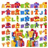 JOYIN Alphabet Robots Toys for Kids, ABC Learning Toys, Alphabots, Letters, Toddlers Education Toy, Carnival Prizes, Christmas, Treasure Box and Prize for Classroom