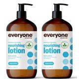 Everyone 2-in-1 Lotion for HandsBody, 32 ounce (Pack of 2) Unscented made for Men and Women