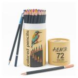 Colored Pencils for Adult Coloring Books, 72 Colors Drawing Pencils with Oil-Based Cores, Professional Art Supplies for Artists, Coloring Pencils for Adults, Color Pencils Set for Beginners and Teens.