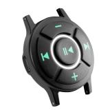 Doohoeek Bluetooth Lighting Media Button, IPX7 Water-Resistant Remote Control for Steering Wheel Car Bike Motorbike Boat Powersports, Remote Selfie Music Headphones Control Button