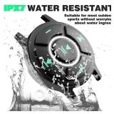 Doohoeek Bluetooth Lighting Media Button, IPX7 Water-Resistant Remote Control for Steering Wheel Car Bike Motorbike Boat Powersports, Remote Selfie Music Headphones Control Button