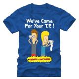 Beavis and Butt-Head: Come for You T.P. Tee - Guys - Small Royal Blue