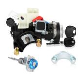 81905-F2230 Ignition Lock Cylinder Housing Assembly with Door Lock for Hyundai Elantra 2017-2020, with 2 Keys, Replaces 81910-F2130 81900-F2H00 81970-F2B00, High-Durability Ignition Switch Kit