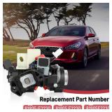 81905-F2230 Ignition Lock Cylinder Housing Assembly with Door Lock for Hyundai Elantra 2017-2020, with 2 Keys, Replaces 81910-F2130 81900-F2H00 81970-F2B00, High-Durability Ignition Switch Kit