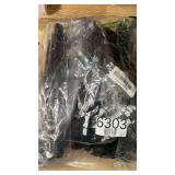 Oskiner Grim Reaper Costume for Kids, Scary Halloween Costume for Boys with Glowing Red EyesScytheNotebookGloves (M)