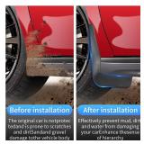 LUNQIN Car Mud Flaps Splash Guards Mudflaps for Hyundai Sonata 2024 2025 2026 and Hyundai Sonata Hybrid 2024-2026 Auto Exterior Accessories Tire Mudguards Wheel Inner Fender Liner Guard Flap Fenders