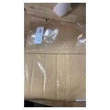 DXNQ Car Seat Cover, Leather Car Interior Front Bottom Seat Covers with Storage Pocket, Comfortable Anti-Slip Seat Cushion Covers for Car SUV Truck and Van, Car Accessories (Beige)