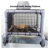 MLONDHSU Turtle Basking Platform Dock, Tank Topper with Non-Slip Ramp for Aquatic Turtles, Fits 20 25 29 55 Gallon and 40-Gallon longAquarium Tanks, Secure Resting and Drying Area