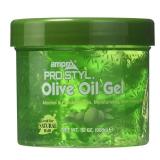 AmPro Pro Styl Protein Styling Gel - Moisturizes and Defines Strands - Helps Protect and Hydrate, Tames and Adds Shine without Weighing Down Tresses - Alcohol and Paraben Free - Olive - 32 oz