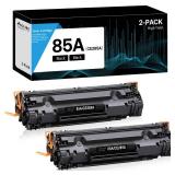 AOLIBE 85A CE285A Compatible Black Toner Cartridge Replacement for HP CE285A 85A Toner Cartridge Use for P1102w P1102 P1109W M1217nfw M1212 M1212nf M1217 Pro Printer [2-Pack]