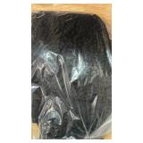 Smiry Luxury Chenille Bathroom Rugs 24x16, Extra Soft and Absorbent Shaggy Bath Mat, Machine Washable, Non-Slip Plush Carpet Runner for Tub, Shower, and Floor, Home Decor Accessories, Black