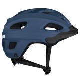 Retrospec Lennon Bike Helmet with LED Safety Light Adjustable Dial and Removable Visor - Adjustable Bicycle Helmet for Adult Men and Women - Matte Navy One Size
