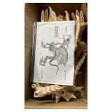 JOYIN Dragon Skeleton Halloween Decoration, 23.6\ Roaring Mist-Spraying Dragon with Wings, LED, Posable Joints, Sound Motion Activated Animal Skeleton Animatronic for Haunted House (Battery Operated)i