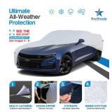 EzyShade 10-Layer Waterproof Sports Car Cover. See Vehicle Size-Chart for Accurate Fit. All Weather Outdoor Covers. Camaro Challenger Firebird GTO Classic Cars Sun Snow Rain. Size C5 (See SizeChart)