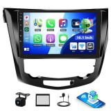 UNITOPSCI Android 13 Wireless CarPlay Car Stereo Radio for Nissan Rogue X-Trail Qashqai 2014-2018 with Android Auto, 10.1ftft 1080P Touchscreen GPS WiFi HiFi FMRDS Bluetooth SWC AHD Backup Camera+MIC