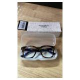 Madison Avenue Women Blue Light Glasses,Oversize Blue Light Blocker for Women, Anti Eyestrain and UV Protection Computer Eyeglasses Hanna (Tortoiseshell)