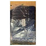 Kitinjoy Indoor Outdoor Door Mat, 24x16 Non-Slip Absorbent Dirt Trapper, Low-Profile Washable Inside Entrance Front Floor Mat, Sturdy Soft Entry Doormats for Entryway, Navy Blue