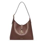 CLUCI Hobo Bags for Women, Soft Vegan Leather Brown Purses with Adjustable Strap, Lightweight Shoulder Bag, Stylish Tote Handbag