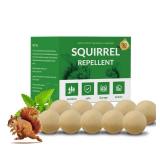 10 Pack Squirrel Repellent Outdoor, Chipmunk Repellent, Rodent and Squirrel Repellent for Attic, Car Engines, Ultra Powerful Squirrel Deterrent Keep Squirrels Out of Garden, Long-Lasting, Pet Safe