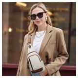 CLUCI Crossbody Bags for Women Men,Leather Sling Bag Cross Body Backpack for Woman Gifts for Women Birthday Unique