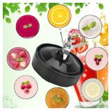 Blender Replacement Parts for Ninja, 24oz Ninja Blender Cup with To-Go Lid, 7 Fins Ninja Blender Blade Fit Ninja BL480_30 BL642 BN401 BN751 BN801 BL640-30 NN100-30 CT680 NN100A NN101 NN102 BL2012