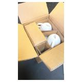 LE TAUCI 3 oz Espresso Cups with Saucers, Demitasse Coffee Cup for Shot, Lungo, Ristretto - 3 inch, Set of 4, White