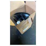 2 Pack Halloween Black Electric Window Candles, Flicker Flame Black Candle Lamp with 4 C18 Orange Flame Bulbs(2 Spare), Plug in Flickering Taper Candle for Party Halloween Indoor Decoration