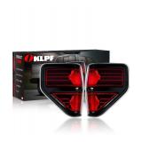 OKLPF Rear Brake Tail Light Compatible With 2009 2010 2011 2012 2013 2014 Ford F150 F-150,Replace Red Taillight Assembly Red Smoked Tail light,Included A Luxurious Box,Driver and Passenger Side