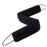 Sunolga 32\ Door Draft Stopper for Bottom of Door, Under Door Gap Filler with Removable Cover up to 4 Inches, Weighted Bottom of Door Barrier for Noise, Air, Wind and Light, Blackin