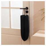 Sunolga 32\ Door Draft Stopper for Bottom of Door, Under Door Gap Filler with Removable Cover up to 4 Inches, Weighted Bottom of Door Barrier for Noise, Air, Wind and Light, Blackin