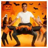 JASHKE Inflatable Spider Costume Spider Halloween Costumes for Adult Blow up Spider Costumes Adult for Halloween