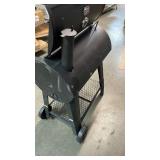 OG Sierra II Barrel Smoker Grill *missing inner grate and side grate, leg bent but still stands great*